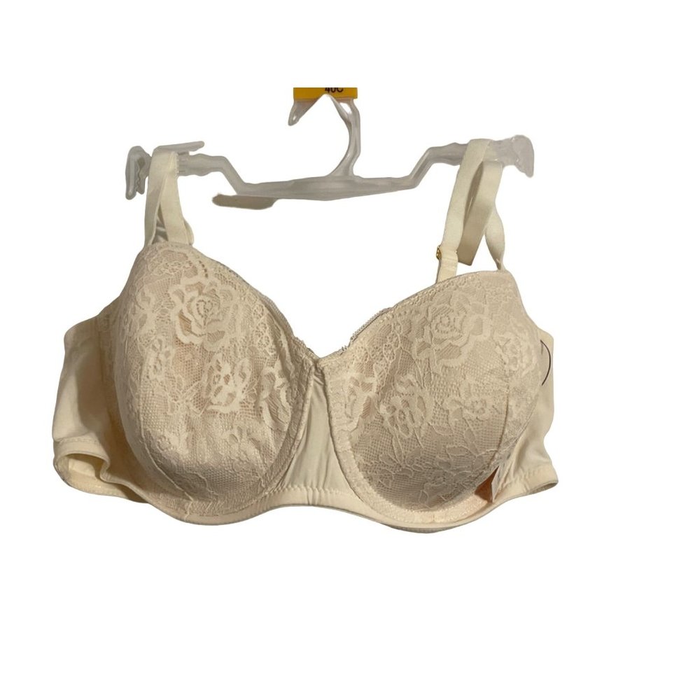 Women's Removable Strap Lacey Bra- Blake & Co. Cream 40C